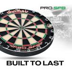 WINMAU Professional SFB Dartboard with Bristle Material