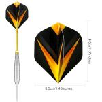 90Pcs Durable Dart Flights with Protectors