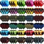 90Pcs Durable Dart Flights with Protectors