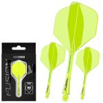 Winmau Fusion Fluoro Yellow Dart Flight & Shaft Set