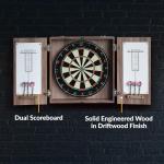 Hathaway Winchester Driftwood Dartboard and Cabinet Set