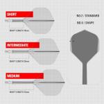 TARGET K Flex Integrated Dart Flights & Shafts – 3 Pack