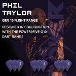 Target Darts Phil Taylor G10 Vapor S Pro Ultra Dart Flights - 3 Set Pack (9 in Total)