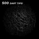 Viper by GLD Products Dart Accessory: Tufflex II 2BA Thread Soft Tip Dart Points, Black, 500 Pack,37-1602-01