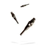 Viper by GLD Products 2BA Tufflex Tips S.S. Super Short Soft Tip Dart Points, Black, 100 Pack