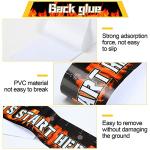 Amyhill 2 Pcs Dart Floor Marker Dart Throw Line Accessories for Players Party Game, 23.23 x 4.15 Inches