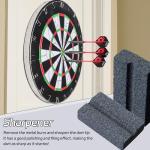 CyeeLife Darts V-Sharp Sharpening Stone,Dart Sharpener,Easy polishing and deburring, Long-Lasting Sharpness,Dart Accessories (4 Pack)