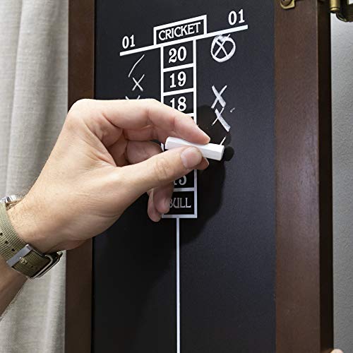 Brown Traditional Dartboard Cabinet by American Legend