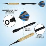 24-Piece Aluminum Dart Shafts with O-Rings
