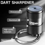 CyeeLife Portable Dart Sharpener Keyring Tool