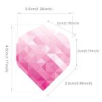 120PCS Durable Standard Dart Flights - 40 Sets