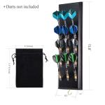 Wall Mounted Darts Caddy with Accessory Storage