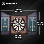 WIN.MAX Bristle Steel Tip Dartboard Set with Darts
