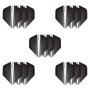 MageRabbit 15-Piece Black Dart Flights Set