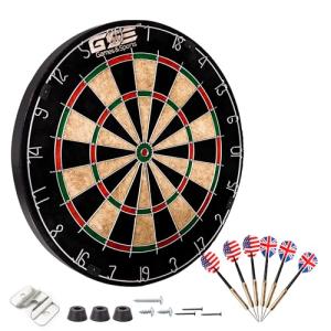 GSE 18" Self-Healing Bristle Dart Board Set