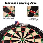 GSE 18" Self-Healing Bristle Dart Board Set