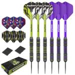 MageRabbit Professional Steel Tip Darts Set - 6 Pieces