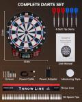 Yirinatek 15.5" Electronic Dart Board with 43 Games