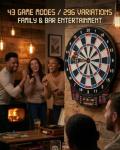 Yirinatek 15.5" Electronic Dart Board with 43 Games
