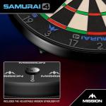 Mission Darts Samurai 4 Professional Bristle Dartboard