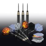 CareGames 24g Steel Tip Darts Set with Case