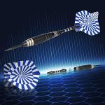 CareGames 24g Steel Tip Darts Set with Case