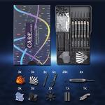 CareGames 24g Steel Tip Darts Set with Case