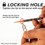 Viper Tufflex III Neon Orange Dart Points 100 Pack