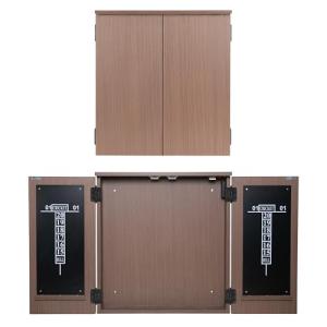 Play Platoon Weatherproof Dart Board Cabinet with Scoreboard