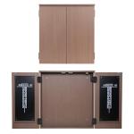 Play Platoon Weatherproof Dart Board Cabinet with Scoreboard
