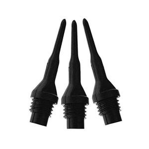 Viper Tufflex II 1/4" Soft Tip Dart Points, Black