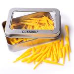 CUESOUL 2BA Yellow Soft Tip Dart Points, 100 Pack