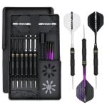 GKOKG Steel Tip Darts Set - 23g, 6-Pack