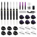GKOKG Steel Tip Darts Set - 23g, 6-Pack