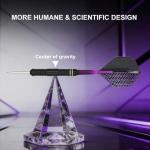 GKOKG Steel Tip Darts Set - 23g, 6-Pack