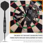 WayArrival 23g Tungsten Steel Tip Darts Set