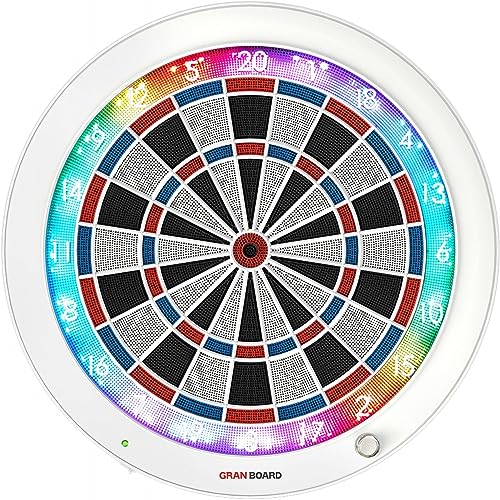 GRANBOARD 3S White LED Bluetooth Dartboard