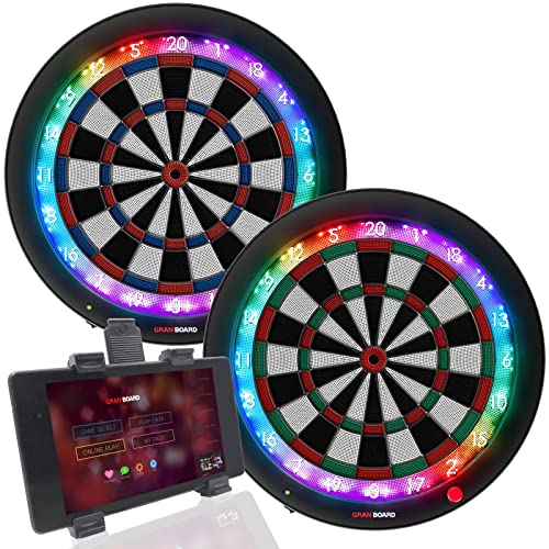 GRANBOARD 3S White LED Bluetooth Dartboard
