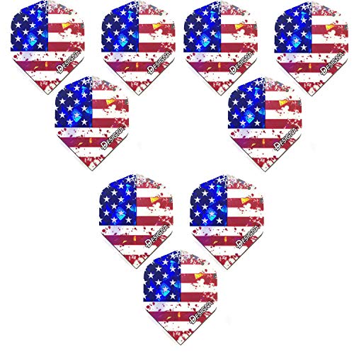 Patriotic Holographic USA Flag Dart Flights (3 Sets)