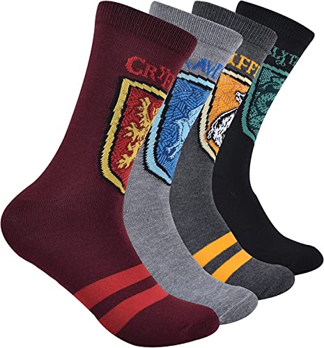 Harry Potter Hogwarts All House Crests Women's Socks