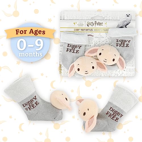 Harry Potter Dobby Infant Rattle Socks - Soft & Encouraging