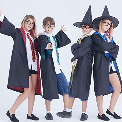 Harry Potter Hooded Robes with Scarf and Wand