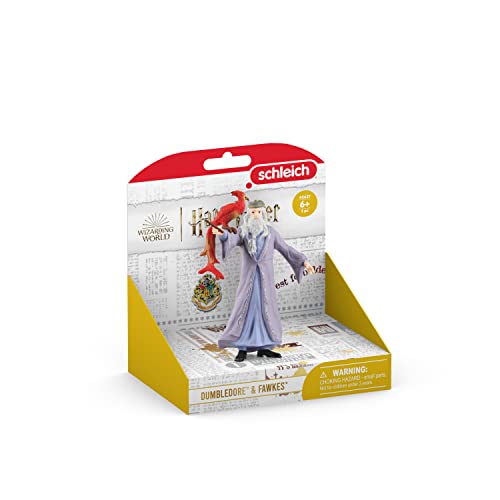 Harry Potter Dumbledore & Fawkes Figurine Set