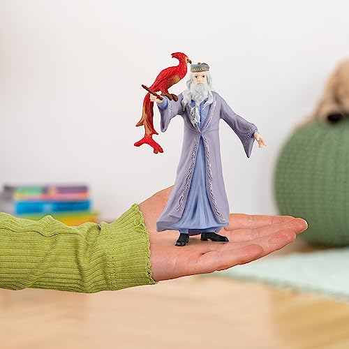 Harry Potter Dumbledore & Fawkes Figurine Set