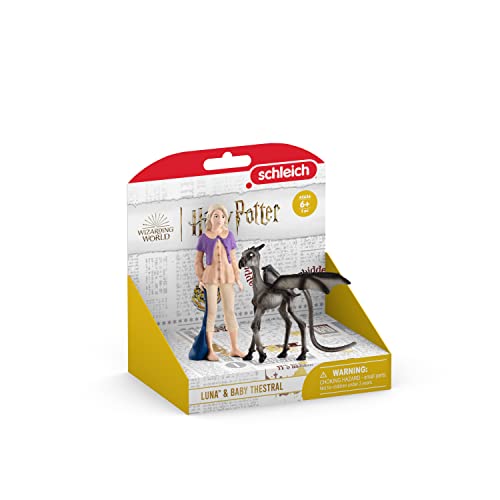 Luna Lovegood & Baby Thestral Collectible Figurines