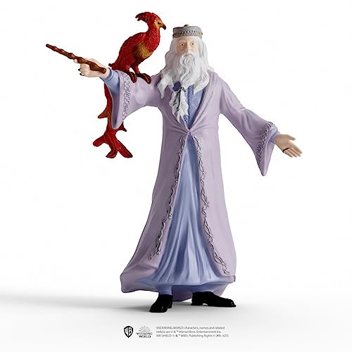 Harry Potter Dumbledore & Fawkes Figurine Set