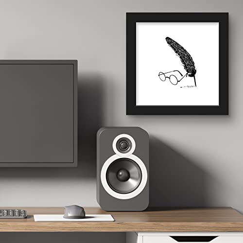 Harry Potter Glasses & Quill Wall Art - 12" x 12