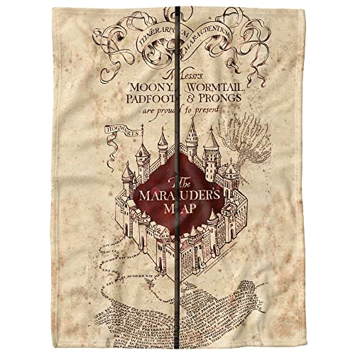 Harry Potter Baby Blanket, 30"X40", Folded Map, Unisex