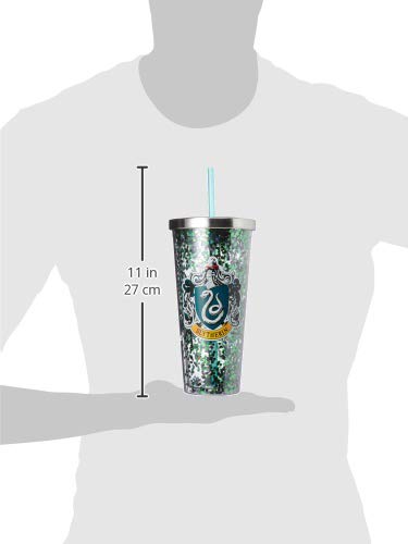 Slytherin Harry Potter Glitter Tumbler - 20 oz