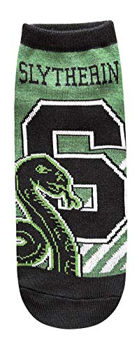 Slytherin Ankle Socks 5-Pack for Juniors/Womens Size 4-10